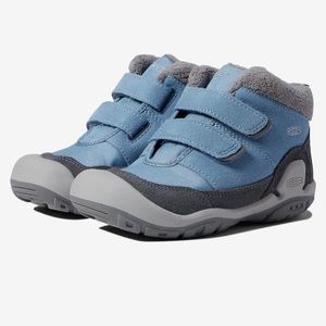 NEW Keen Kids Knotch Chukka DS Slip On Blue Boots, Little Kid Size 12